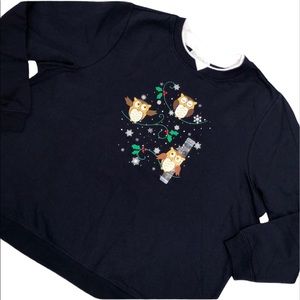 Breckinridge Holiday Themed Pullover Navy Size 2X